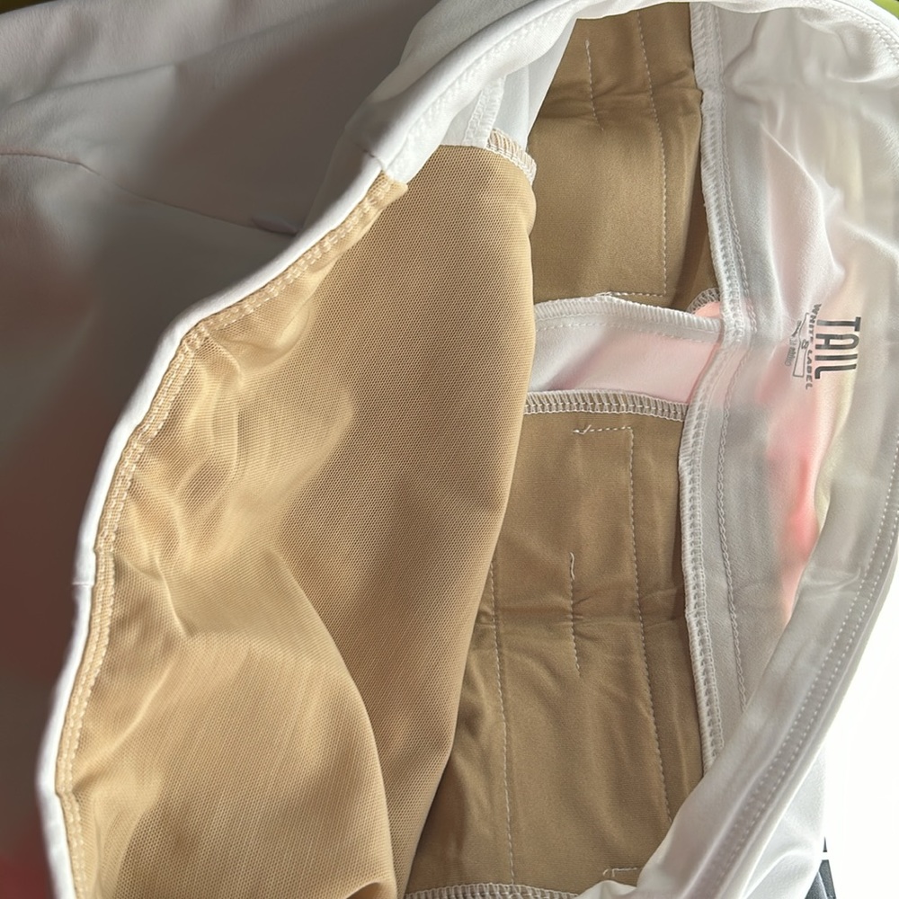 Tail Women's 17” Essential Golf Shorts - Chalk White - Pull On Design - Size 8 - Picture 6 of 10